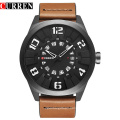 CURREN 8258 Men Quartz Watches Sport Wrist Watch Fashion New Military Style Men Watch With 3D Surface Online